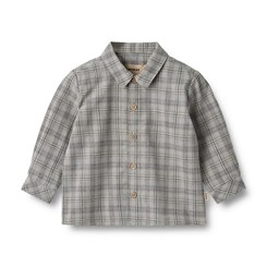 Wheat Shirt Oscar - Cloudy blue check